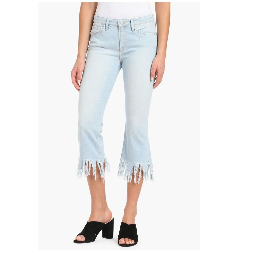 MAVI JEANS Womens W 27 Anika 100488-26181 MR crop flare blue cotton $98 Ladies